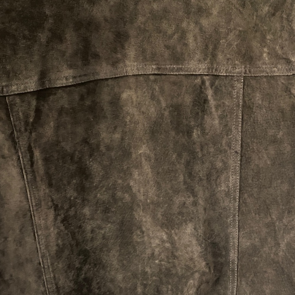 NWT Via Accenti Leather Duster Jacket Women A8 Brown Lined Western Suede Vintage - Picture 14 of 16